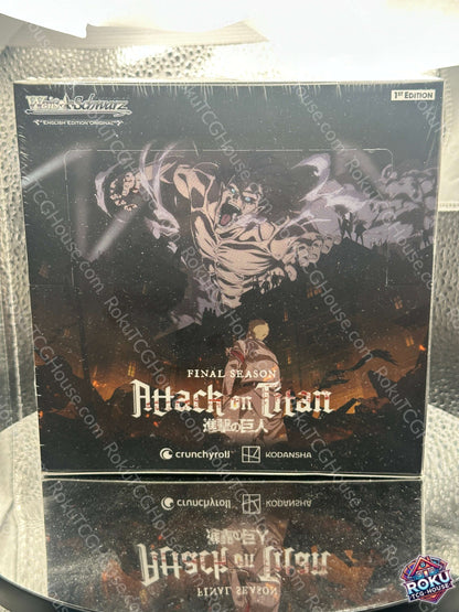 Attack on Titan Final Season Weiss Schwarz Booster Box