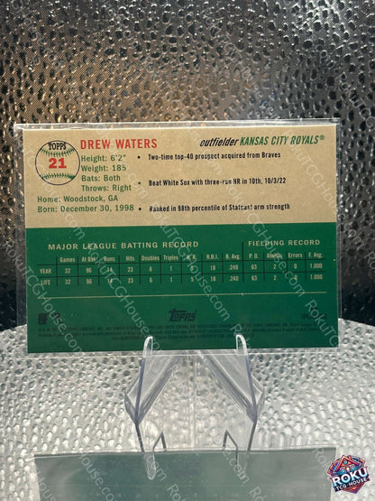 Drew Waters 2023 MLB Card Near Mint back