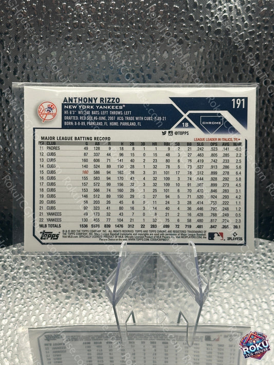 Anthony Rizzo (XFractor) - 2023 MLB Card (NM)