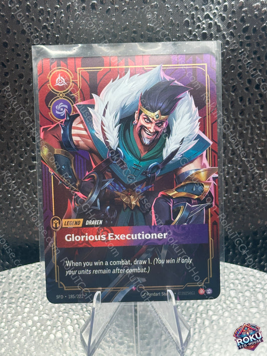 Draven - Glorious Executioner (185/221) - Spiritforged - Riftbound Card (NM)