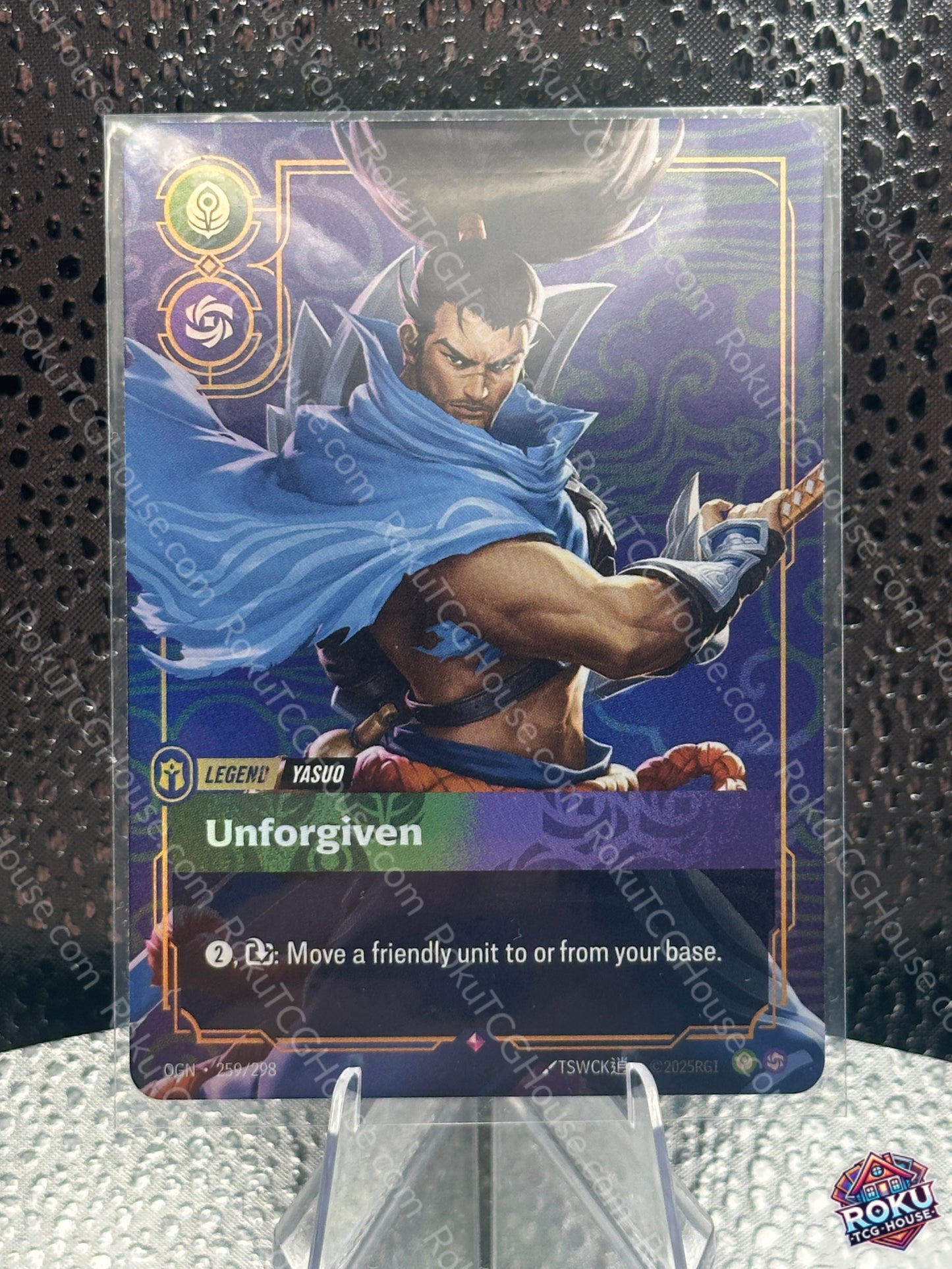Yasuo - Unforgiven (259/298) - Origins - Riftbound Card (NM)