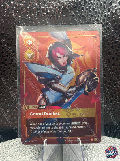 Fiora - Grand Duelist (205/221) - Spiritforged - Riftbound Card (NM)