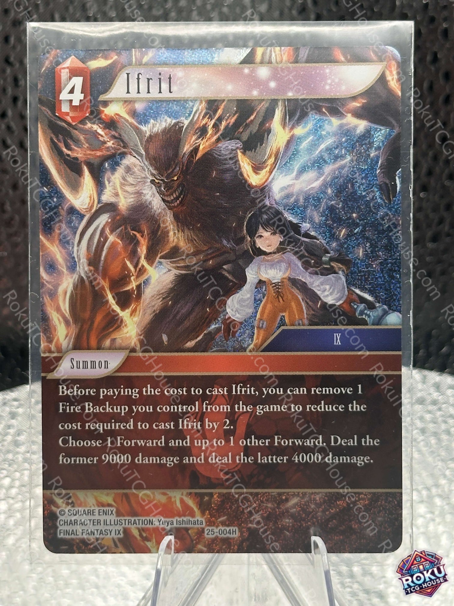 Ifrit (Foil)(25-004H) - Tears of the Planet - Final Fantasy TCG Card (NM)