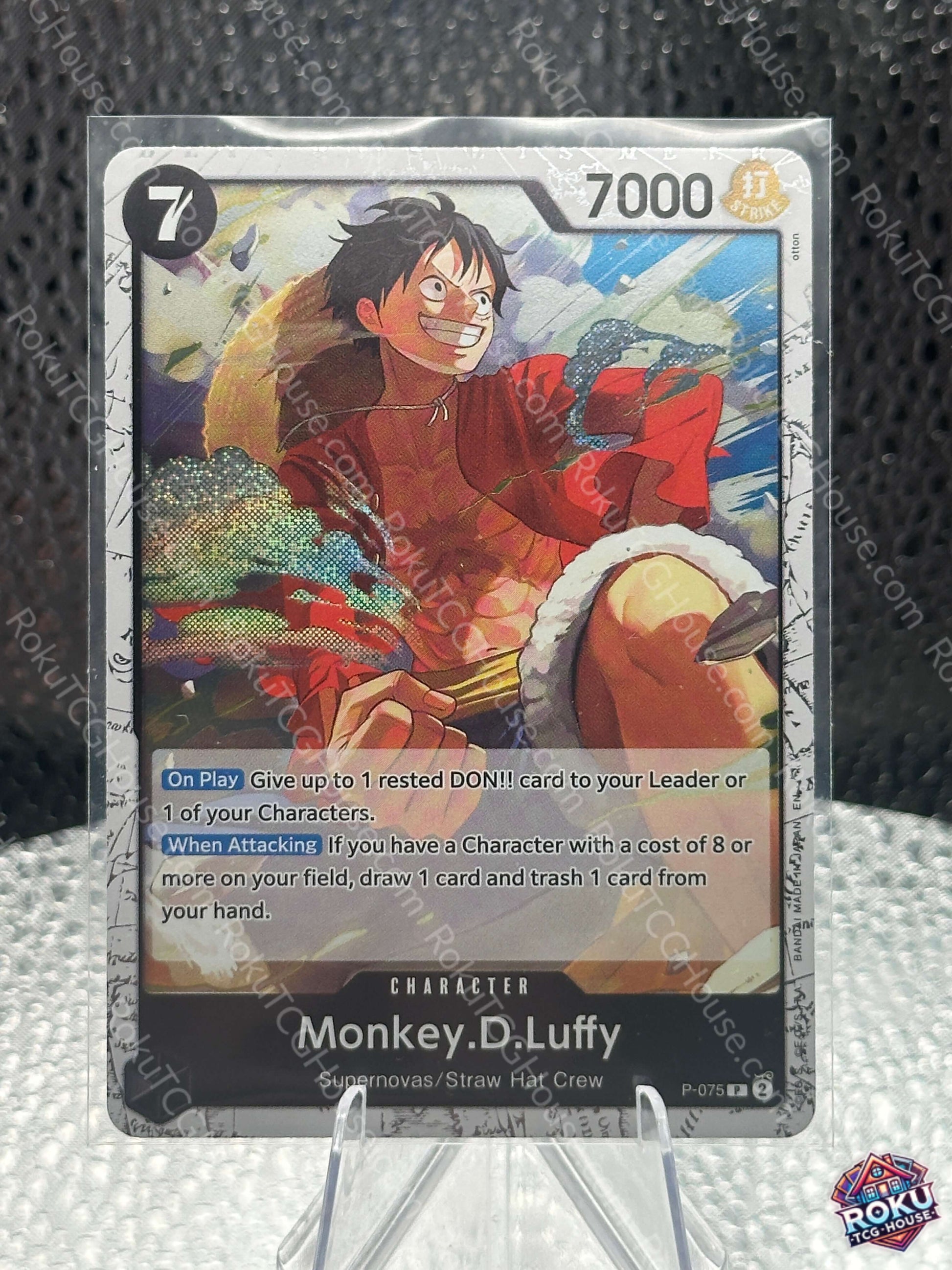 Monkey D. Luffy Premium Booster Vol. 2 One Piece Card NM front