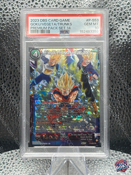 SS Son Goku & SS Vegeta Dragon Ball Super Card PSA 10