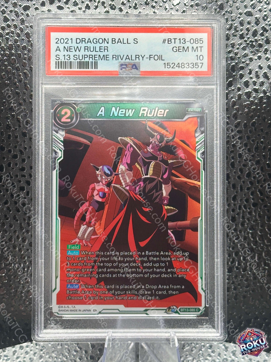 A New Ruler Supreme Rivalry Dragon Ball Super Card PSA 10 front
