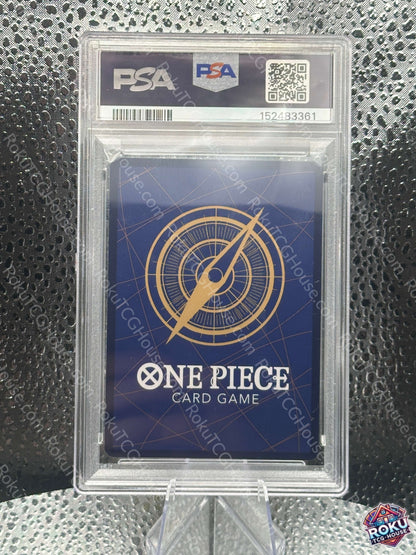 Monkey D. Luffy 500 Years in the Future One Piece PSA 10 Card Back