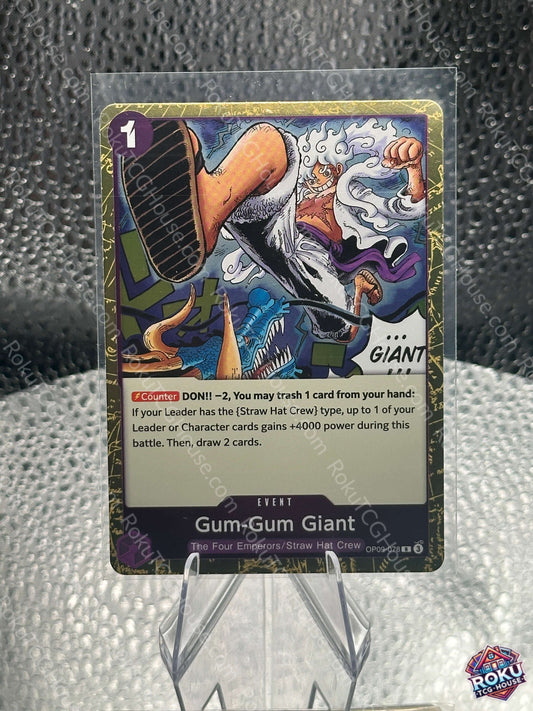 Gum-Gum Giant (OP09-078) - Emperors in the New World - One Piece Card (NM)