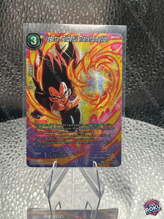 Vegeta, Prideful Transformation (BT10-105) - History of Vegeta - Dragon Ball Super Card (NM)