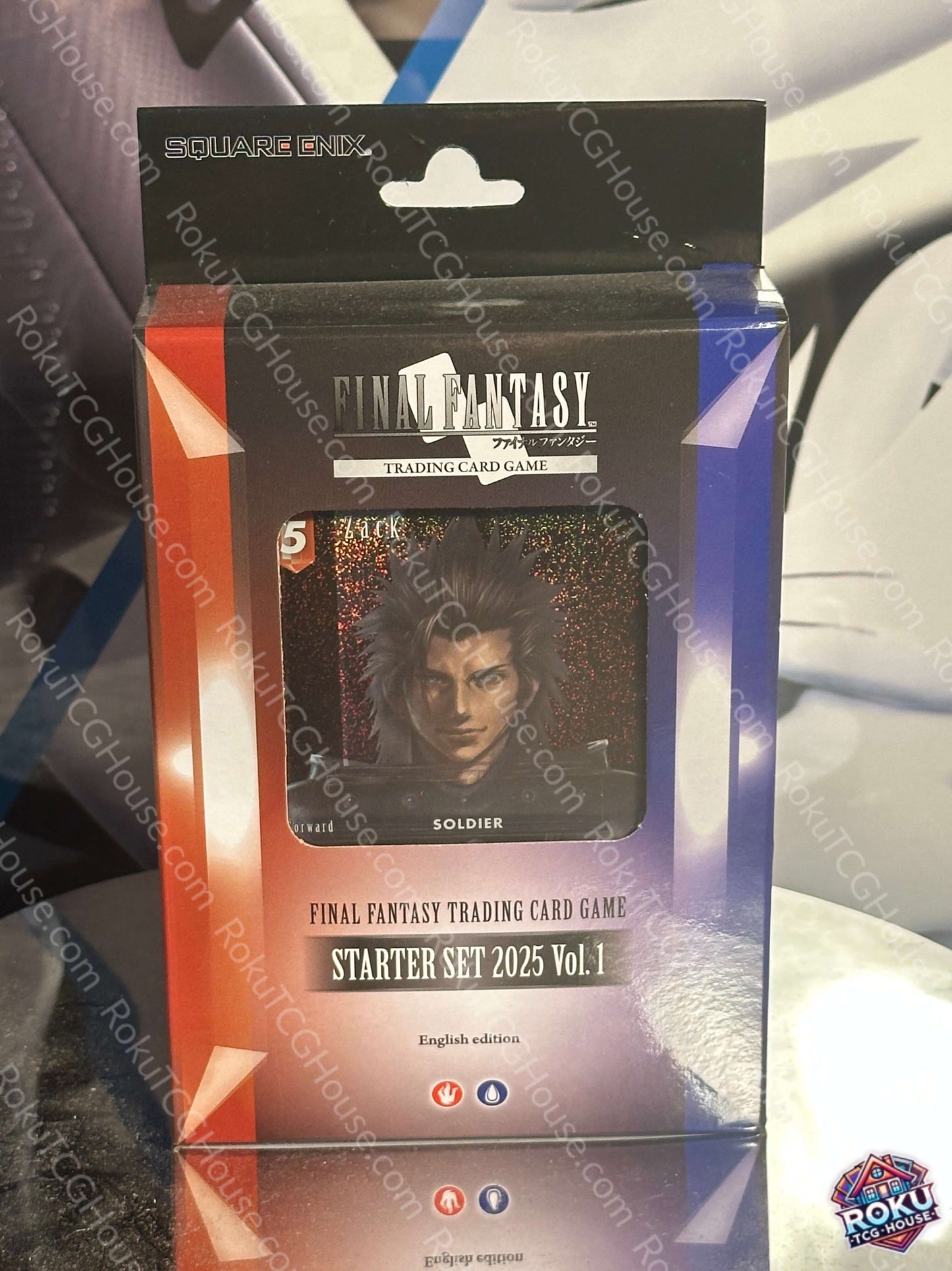 Final Fantasy TCG Starter Set 2025 Vol. 1 Zack deck box