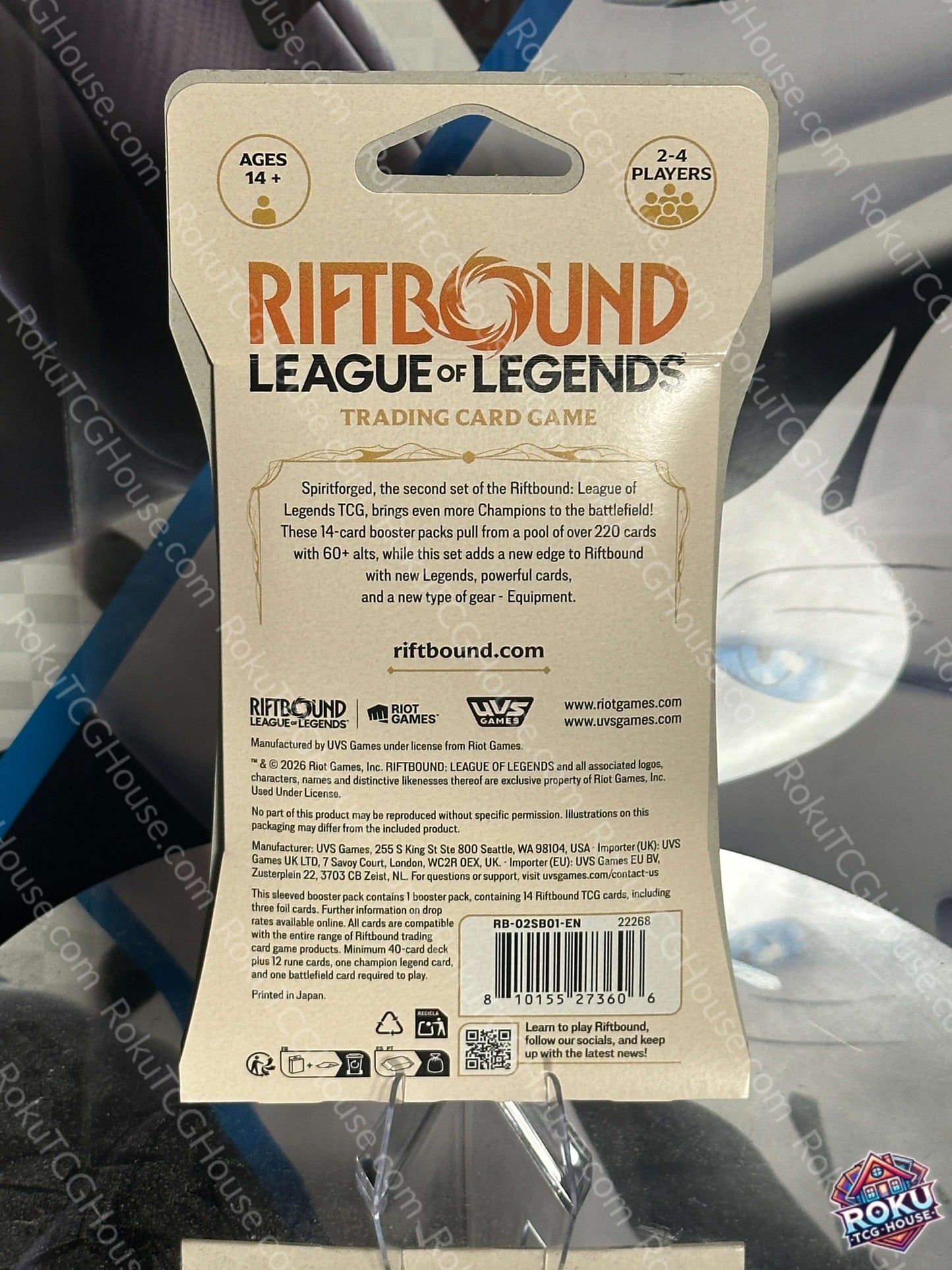 Riftbound: Spiritforged - Sleeved Booster Pack