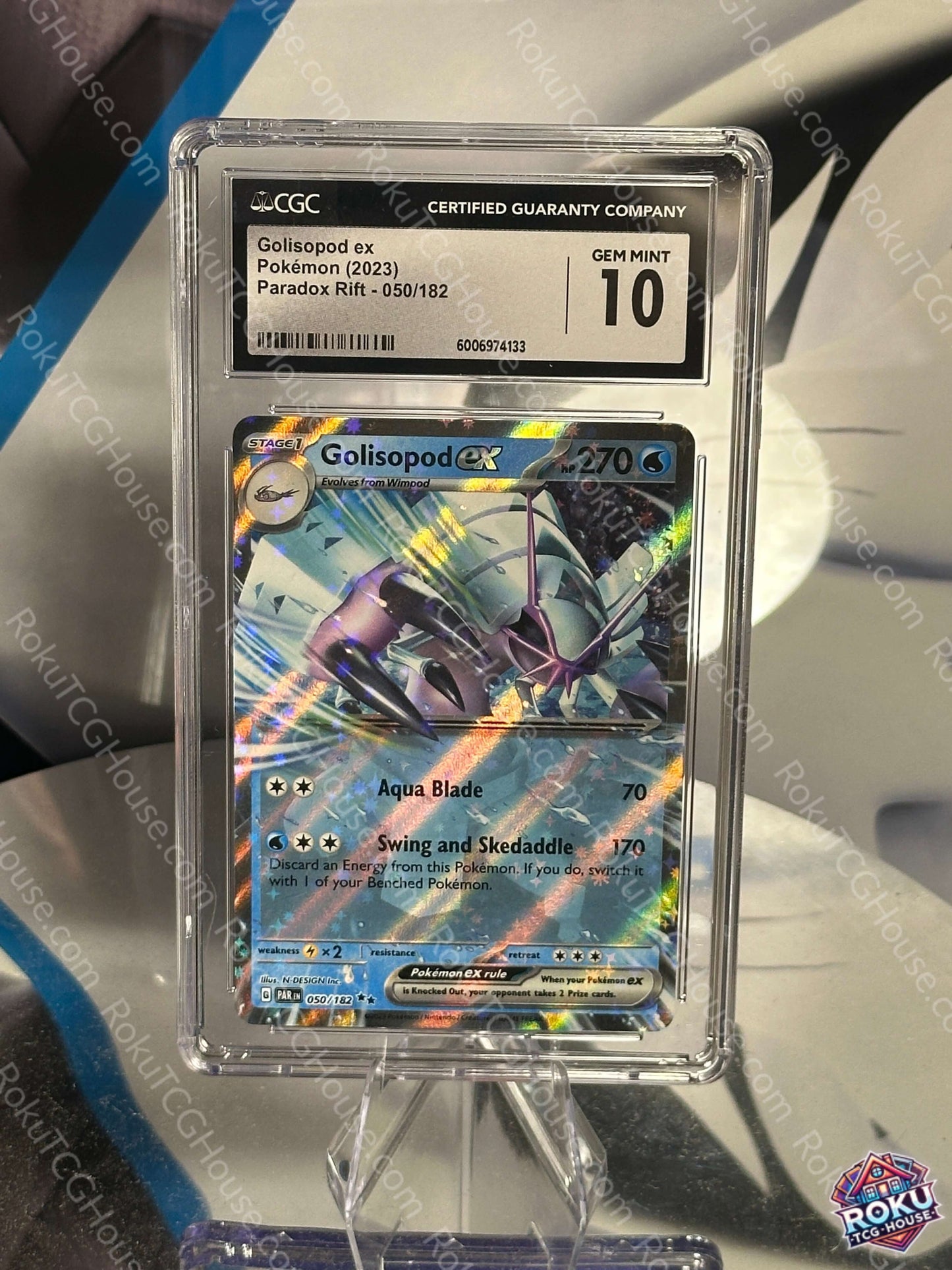 Golisopod EX CGC 10 Pokemon Card - Paradox Rift