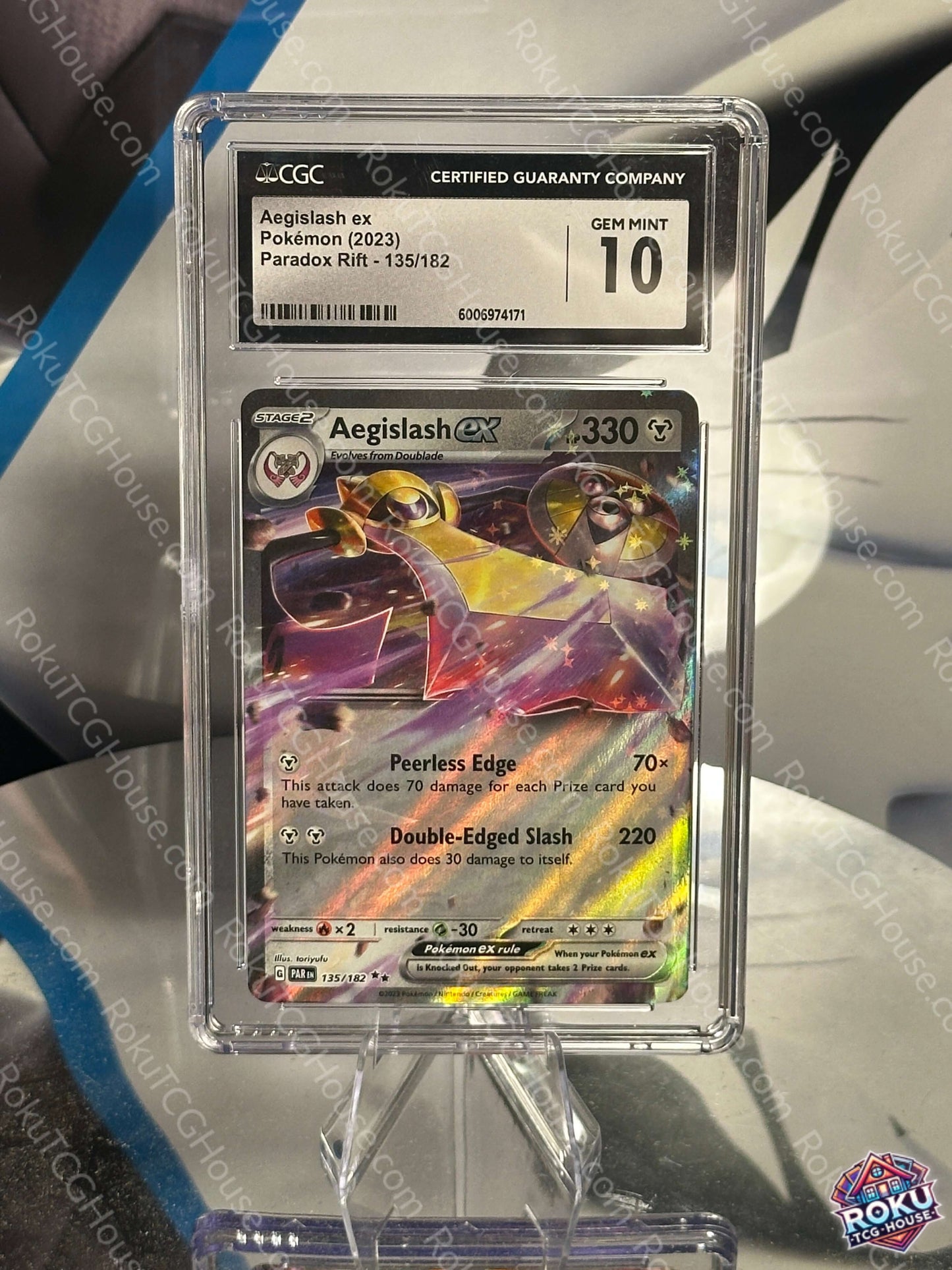 Aegislash EX - Paradox Rift - Pokemon Card (CGC 10)