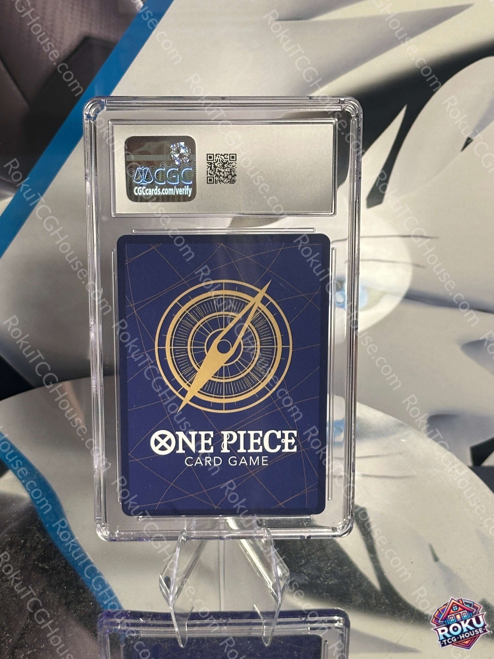 Monkey D Luffy One Piece Card CGC 10 Shonen Jump promo back