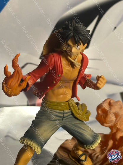 Monkey D. Luffy One Piece straw hat captain figure display