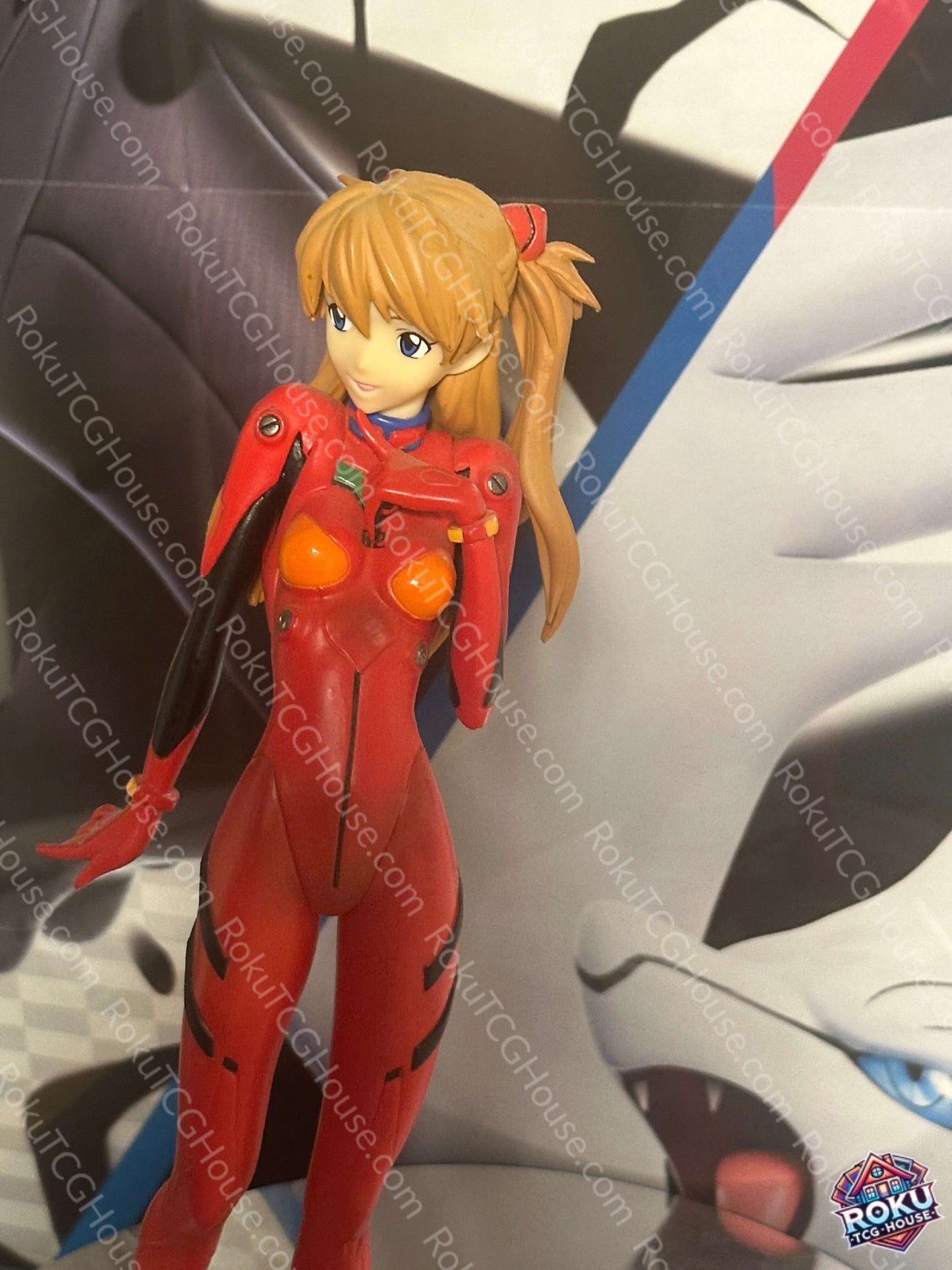 Asuka Langley Soryu Neon Genesis Evangelion Figure close-up