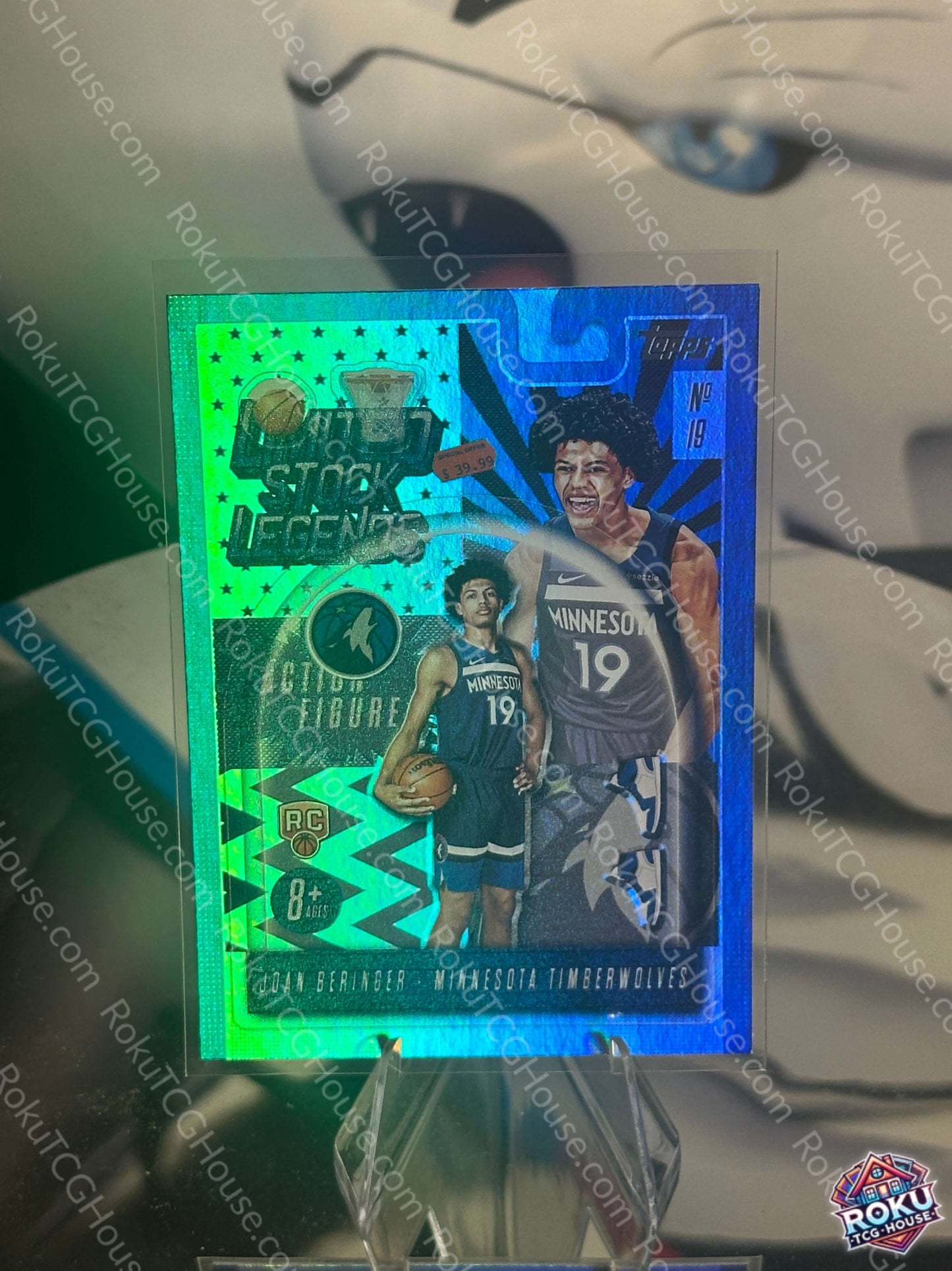 Joan Beringer Topps NBA Card Rookie Limited Stock Legends 2025 NM front