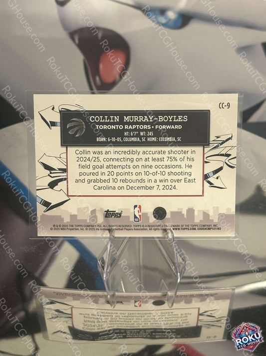 Collin Murray-Boyles (Holo Foil, Clutch City Prospects) - 2025 Topps NBA Card (NM)