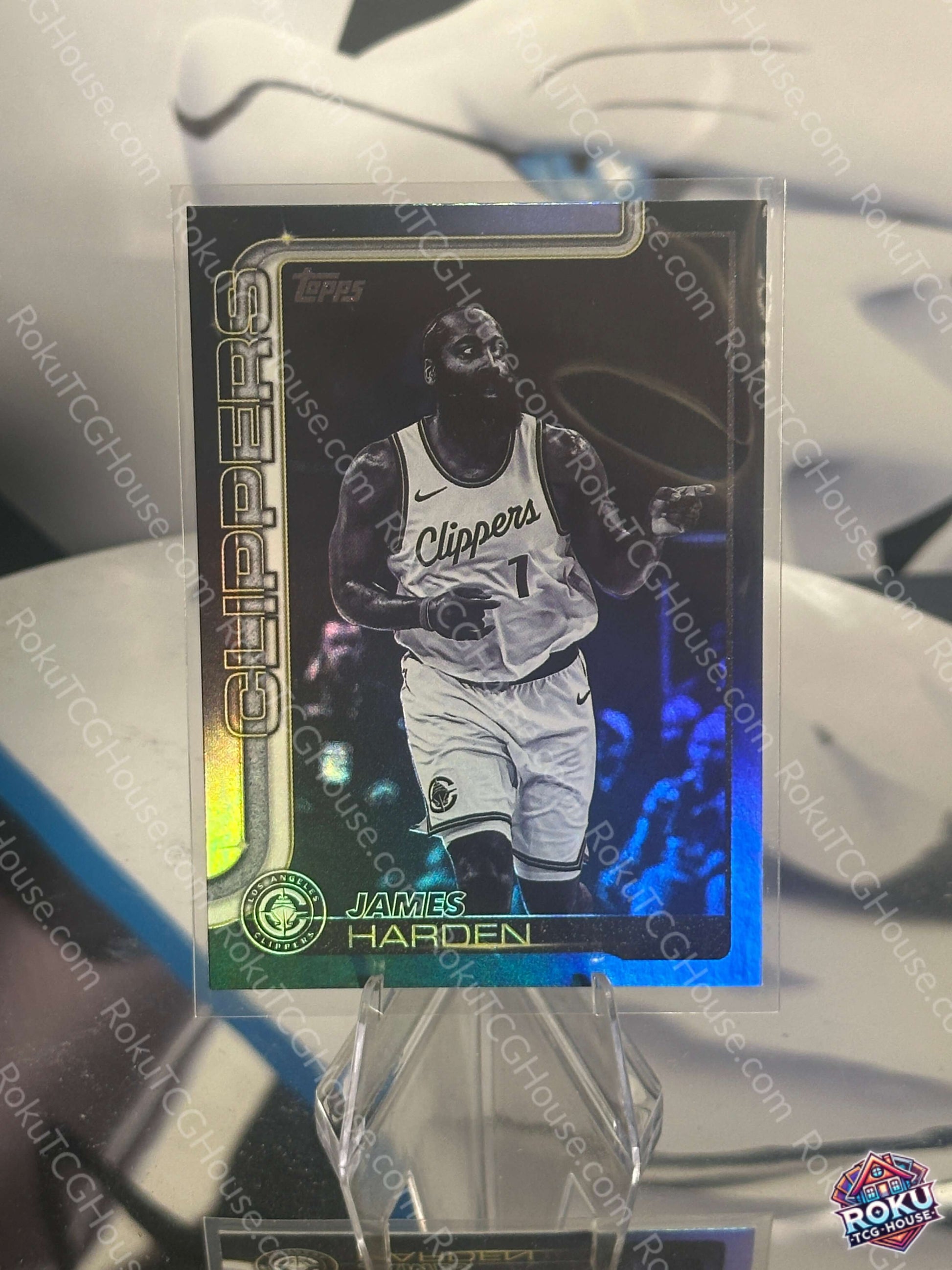 James Harden Blackout 2025 Topps NBA Card NM