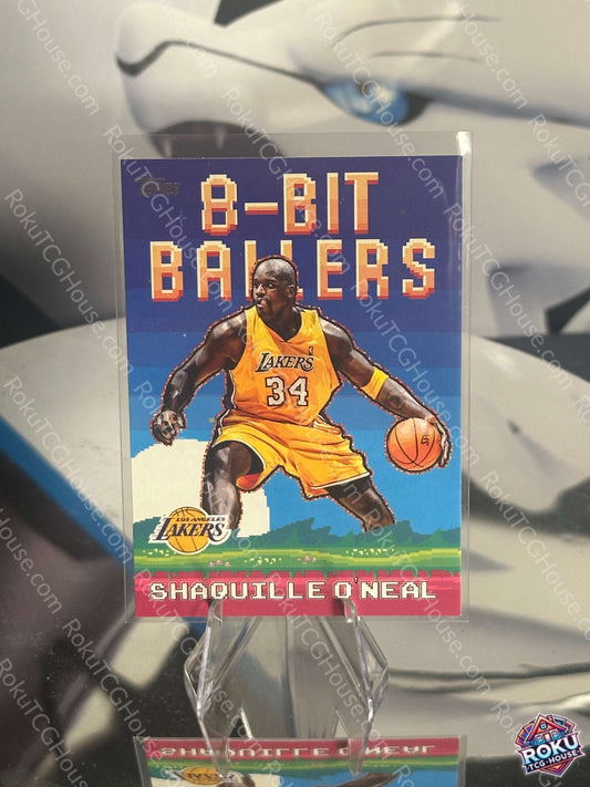 Shaquille O'Neal 8-Bit Ballers 2025 Topps NBA Card NM