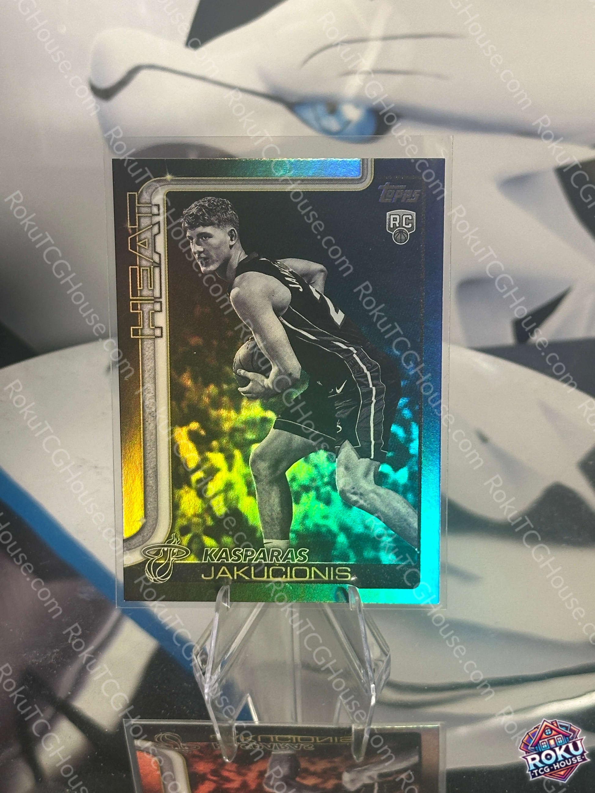 Kasparas Jakucionis Blackout 2025 Topps NBA Card Near Mint