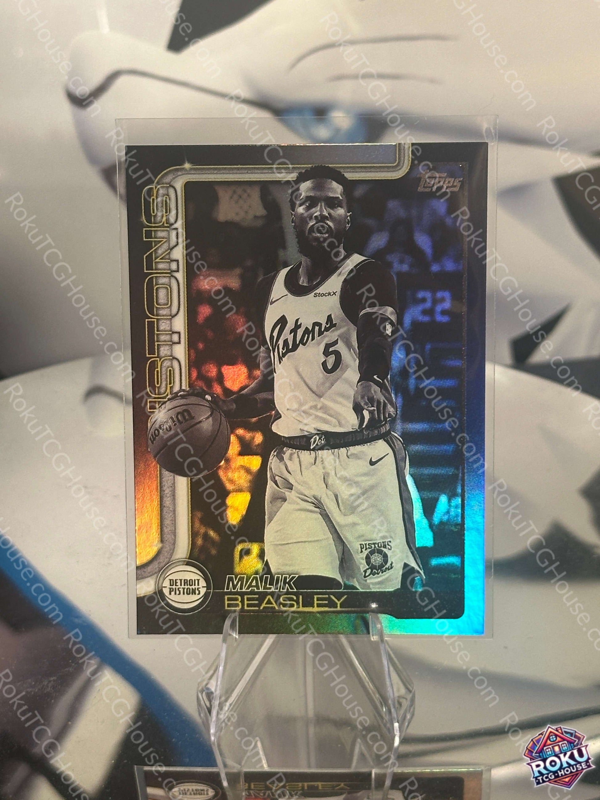 Malik Beasley Blackout 2025 Topps NBA Card NM