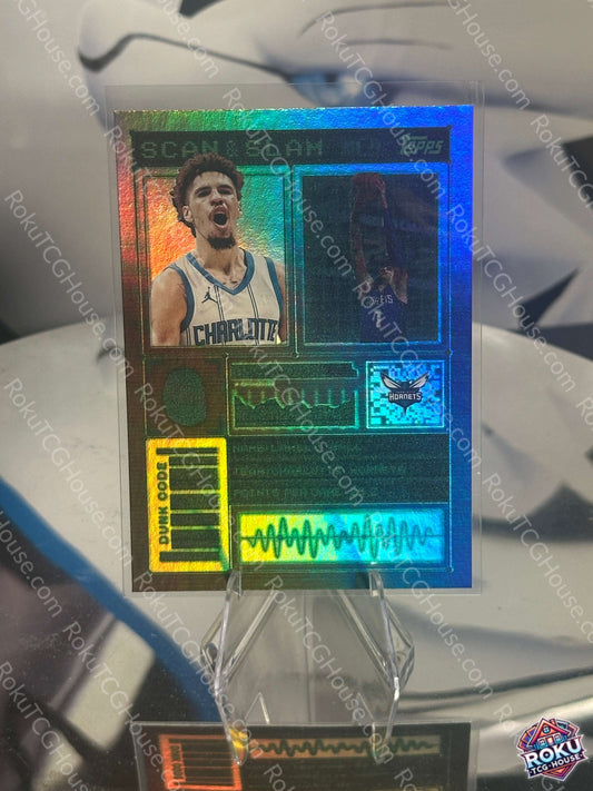 LaMelo Ball Topps NBA Card Scan and Slam 2025 NM front