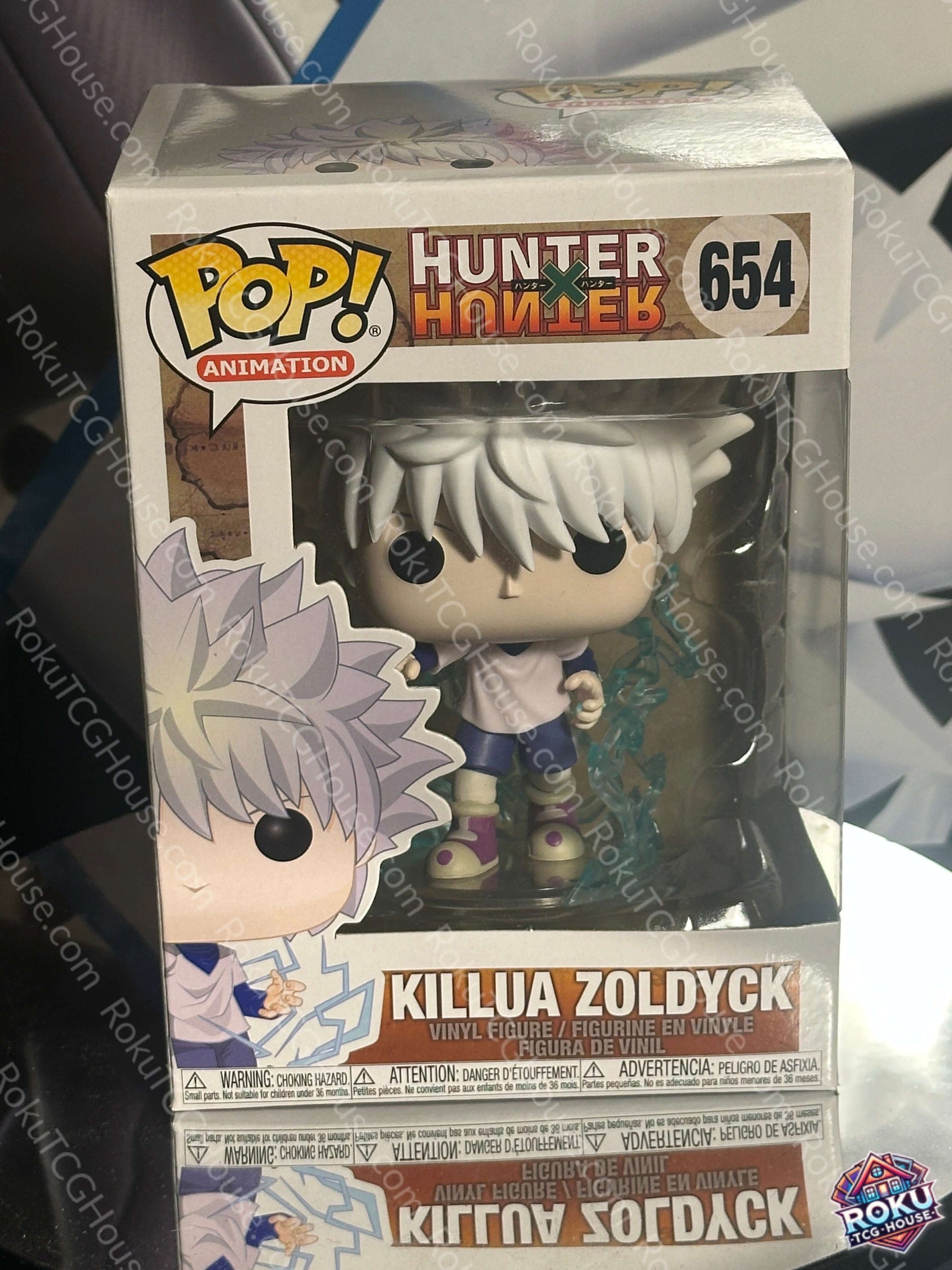 Killua Zoldyck Funko Pop Hunter x Hunter Vinyl Figure #654 front