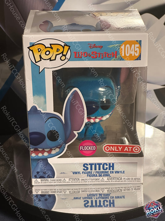 Stitch (Flocked, Target Excl.) - Lilo & Stitch #1045 - Funko Pop! Vinyl Figure