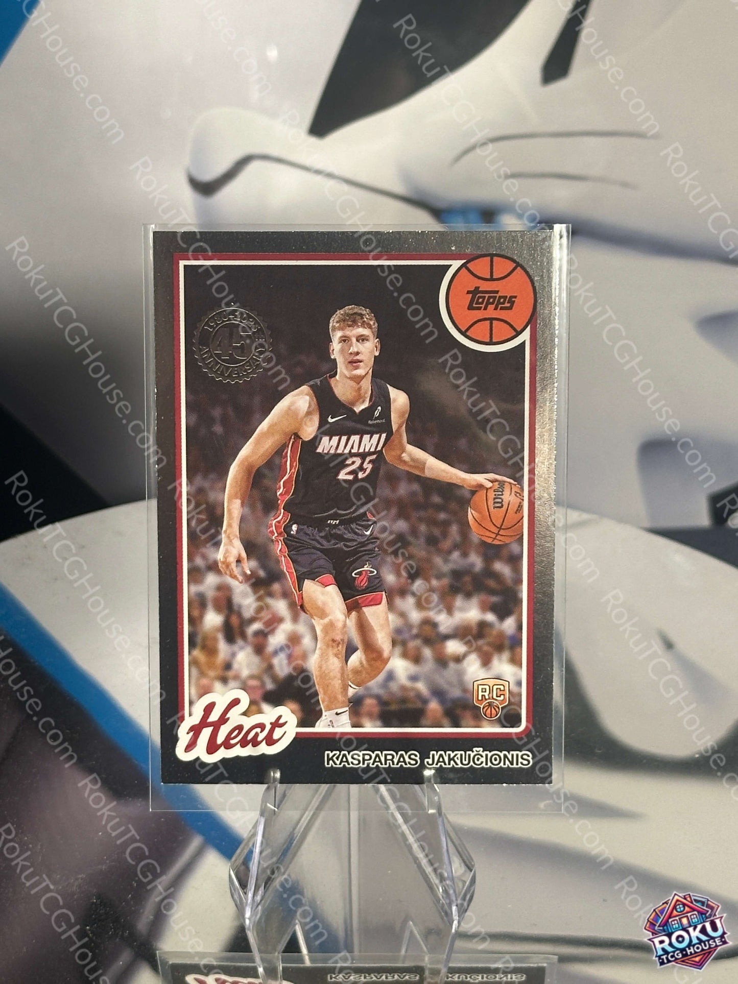 Kasparas Jakucionis Rookie Card 2025 Topps NBA Card NM