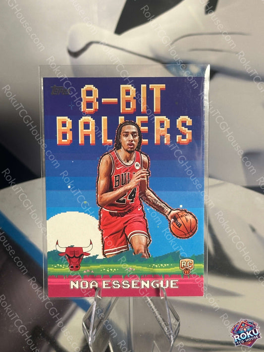 Noa Essengue Rookie Card 8-Bit 2025 Topps NBA Card NM
