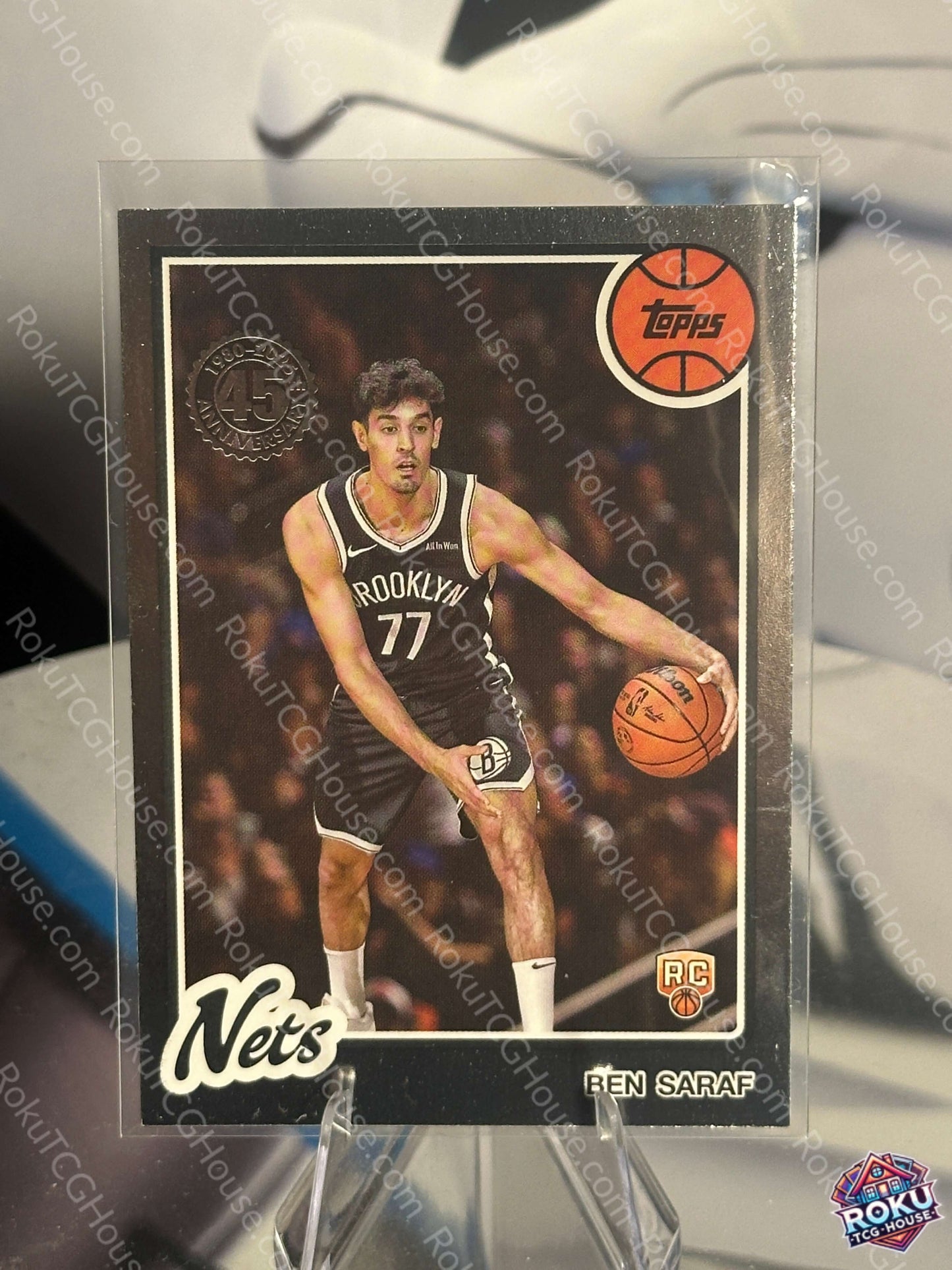 Ben Saraf rookie card 2025 Topps NBA NM