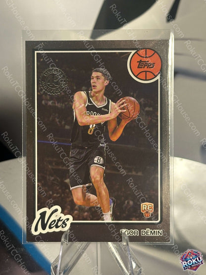 Egor Demin rookie card 2025 Topps NBA NM