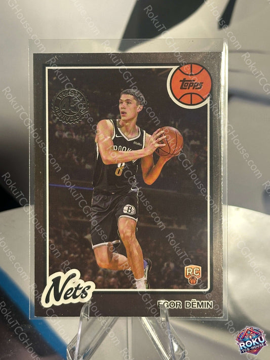 Egor Demin (Rookie Card) - 2025 Topps NBA Card (NM)