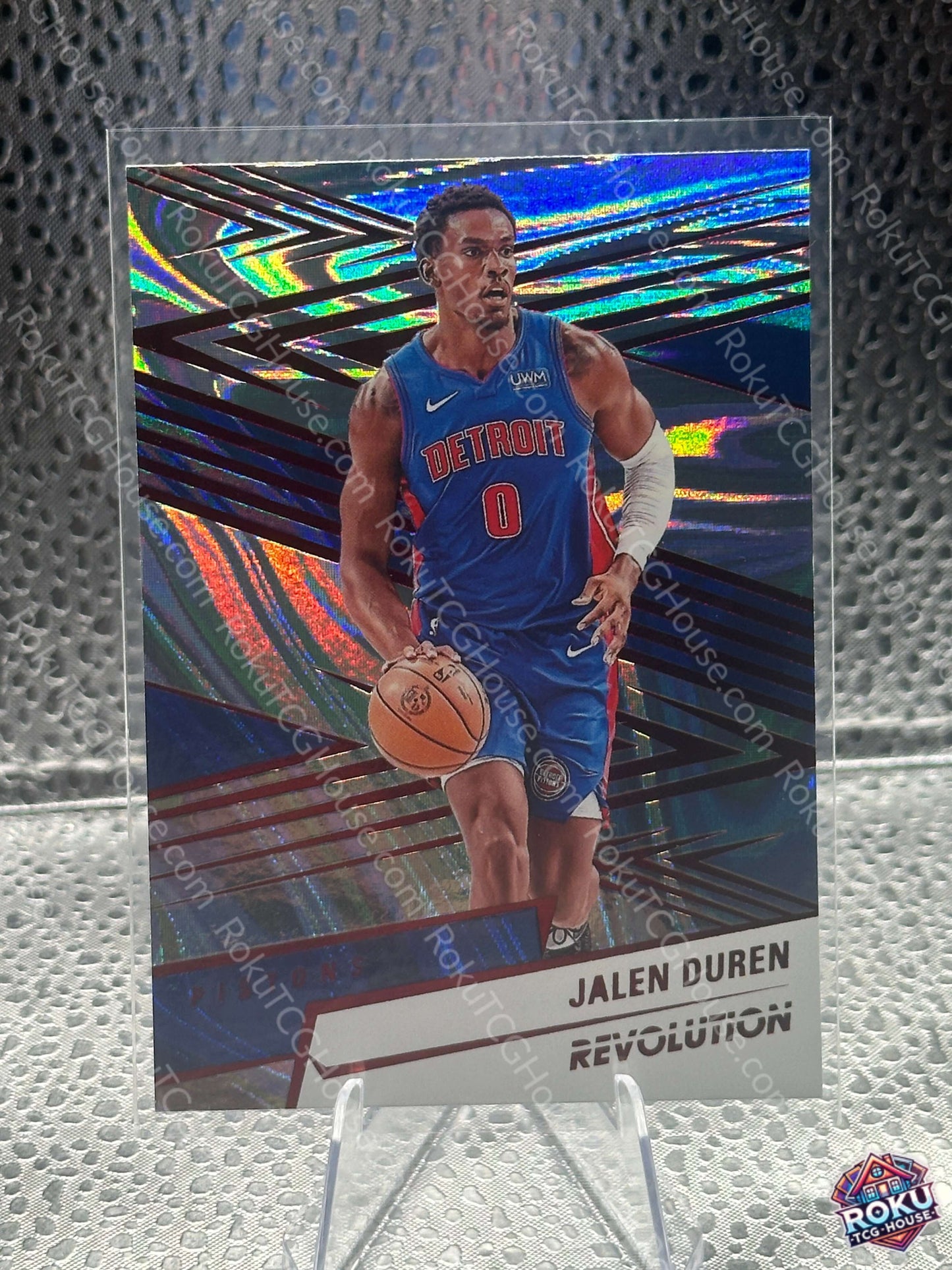 Jalen Duren 2024 Panini Revolution NBA Card NM Swirl