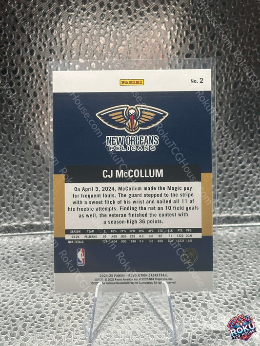 CJ McCollum - 2024 Panini Revolution NBA Card (NM)