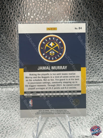 Jamal Murray 2024 Panini Revolution NBA Card Back Near Mint
