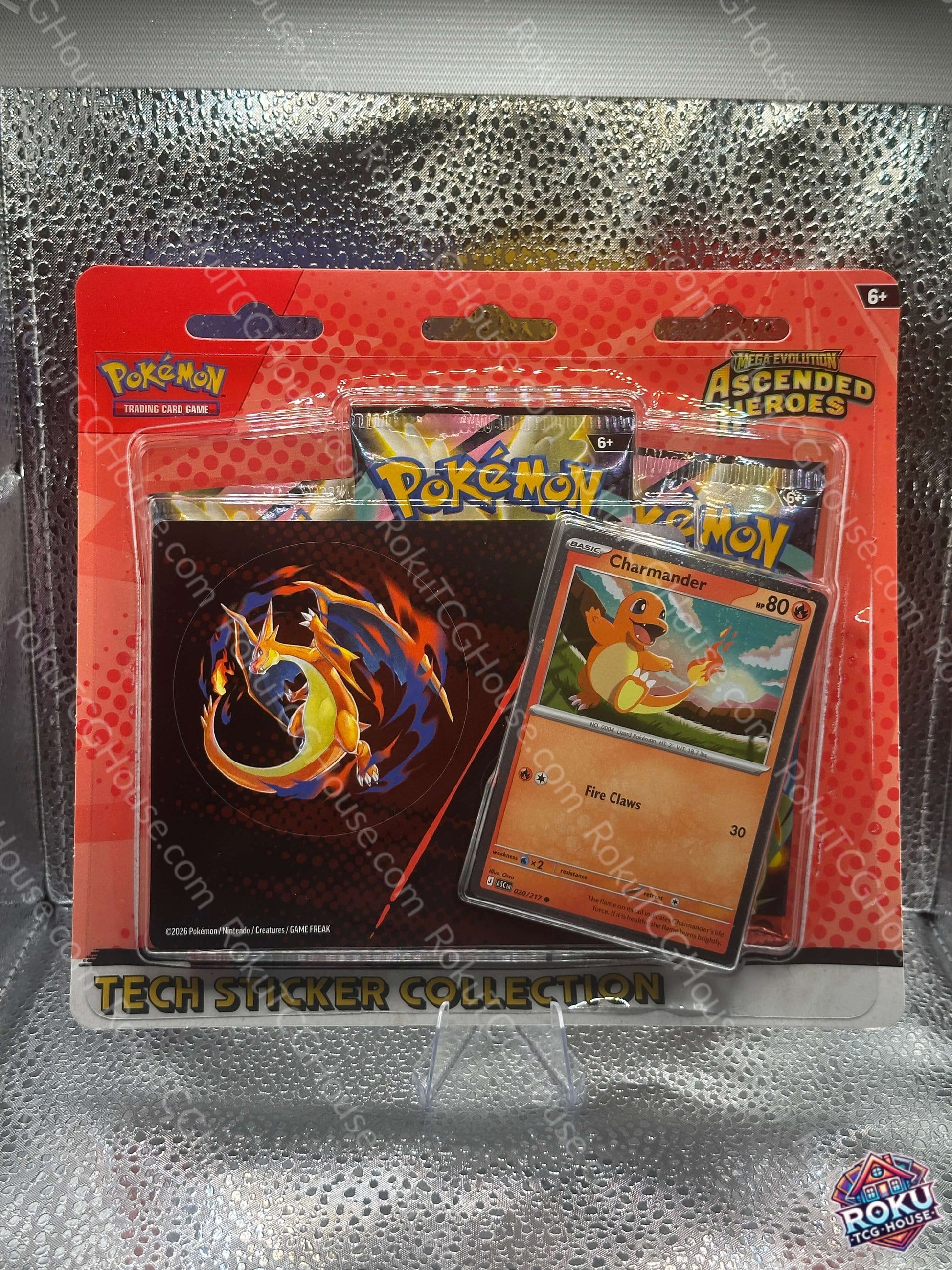 Ascended Heroes - 3 Pack Blister Charmander Pokemon TCG product