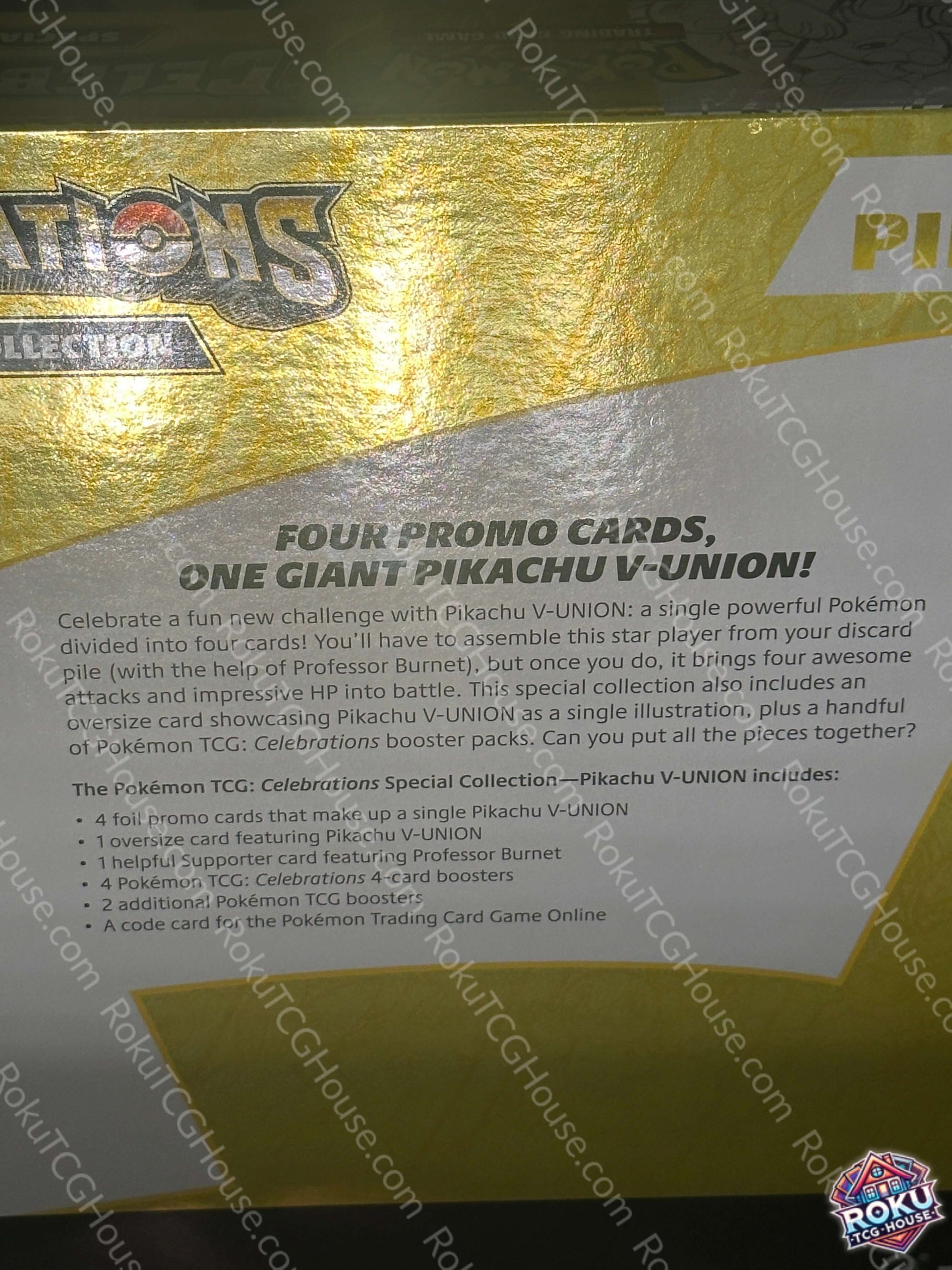 Celebrations Pikachu V-Union Collection | Pokemon TCG RokuTCGHouse Celebrations Pikachu V-Union Collection | Pokemon TCG RokuTCGHouse