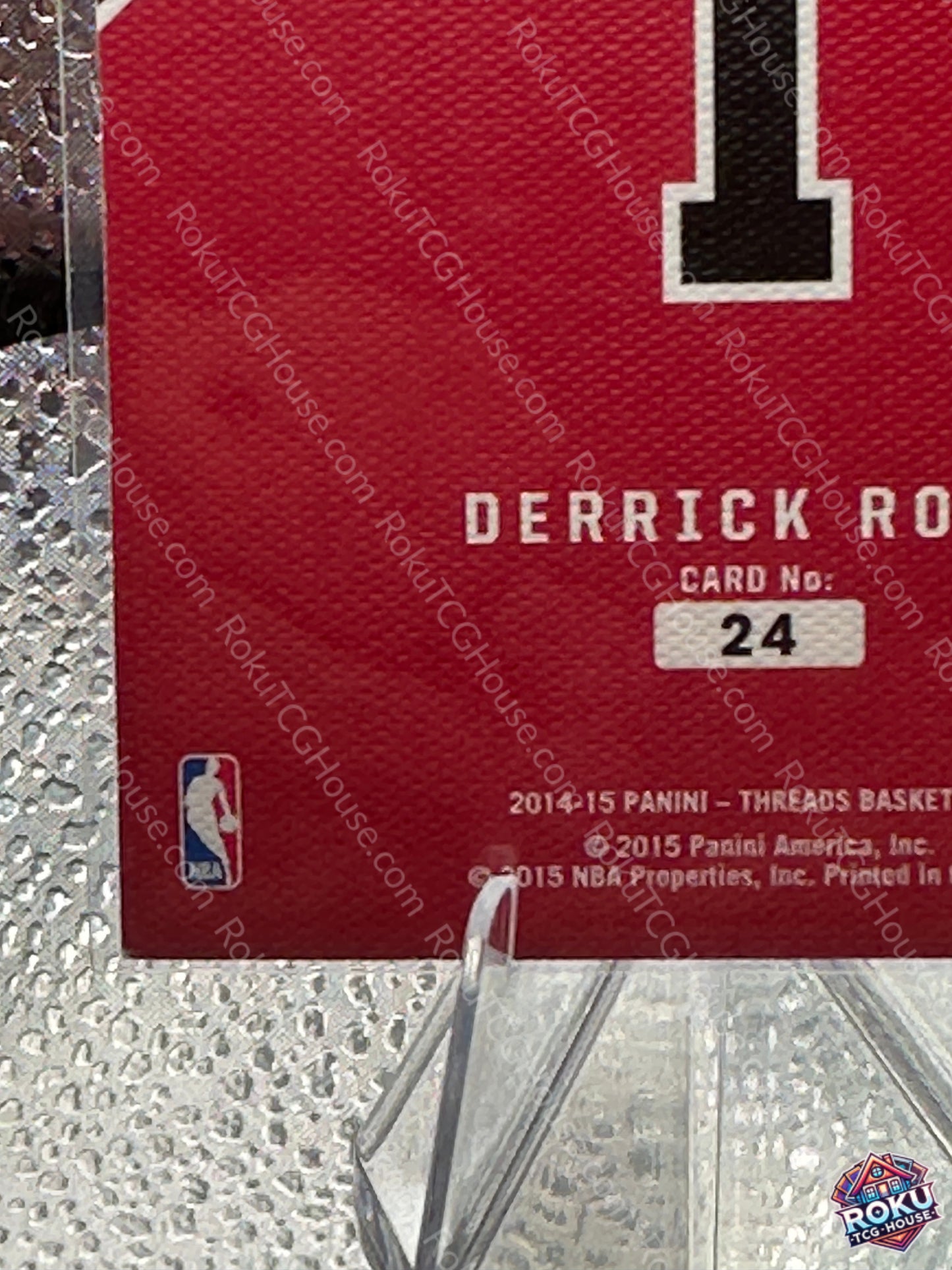 Derrick Rose (#24) (Die-Cut) - 2014-15 Panini Threads - NBA Card (LP)