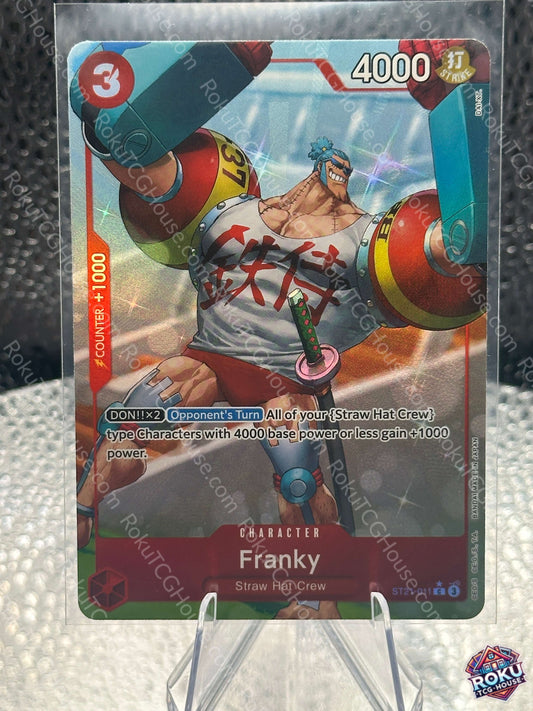 Franky (Parallel) (ST21-011) - Starter Deck EX: Gear 5 - One Piece Card (NM)