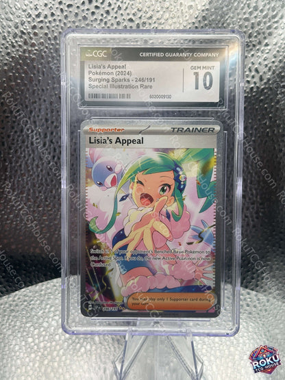 Lisia's Appeal - Surging Sparks - Pokemon Card (CGC 10)