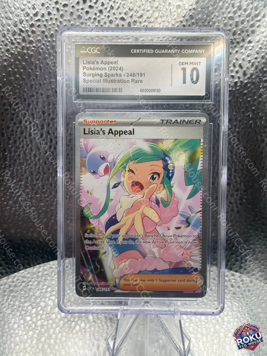 Lisia's Appeal - Surging Sparks - Pokemon Card (CGC 10)