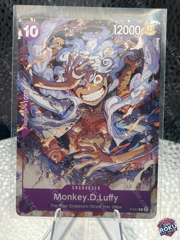 Monkey.D.Luffy (P-041) - Starter Deck 18: PURPLE Monkey.D.Luffy - One Piece Card (NM)
