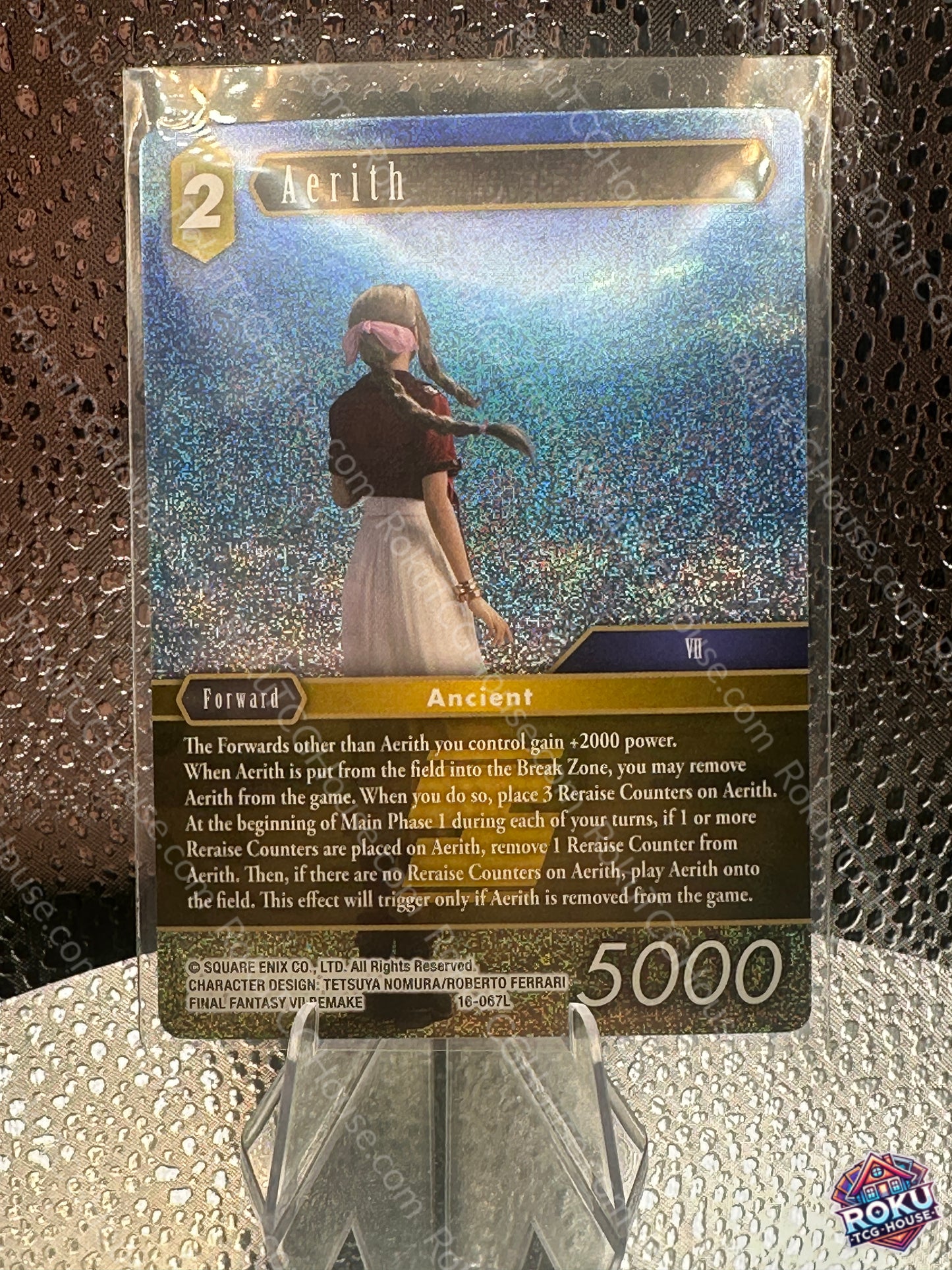 Aerith (Foil) (16-067L) - Emissaries of Light - Final Fantasy Card (NM)