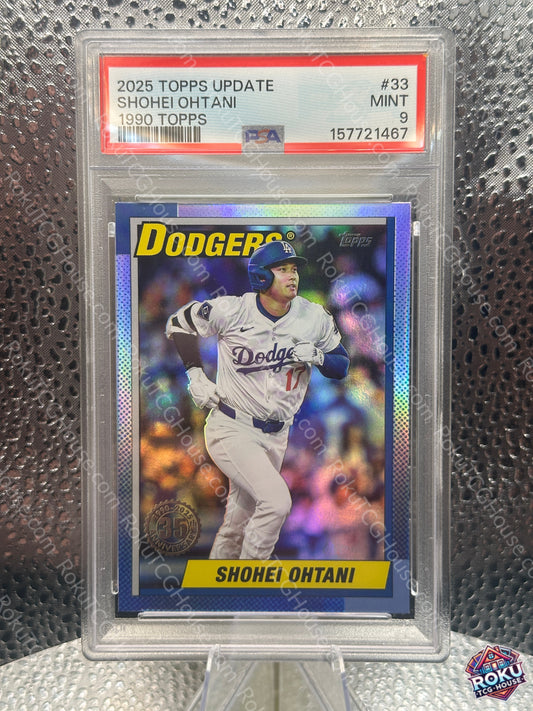 Shohei Ohtani #33 - 2025 Topps Update - MLB Card (PSA 9)