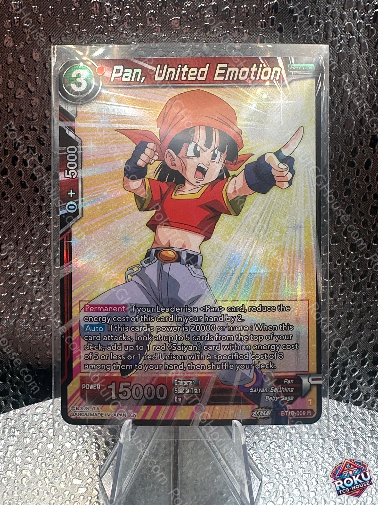 Pan, United Emotion (BT18-009) - Dawn of the Z Legends - Dragon Ball Super Card (NM)