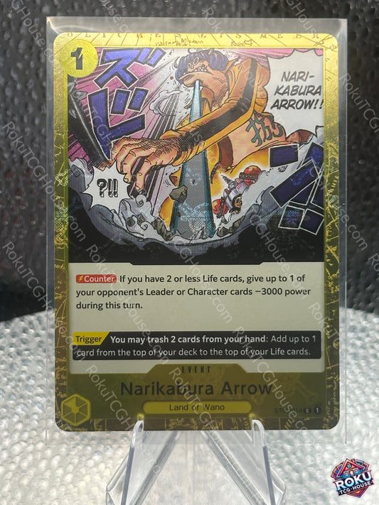 Narikabura Arrow (Jolly Roger Foil) (ST09-014) - Premium Booster Vol. 1 - One Piece Card (NM)