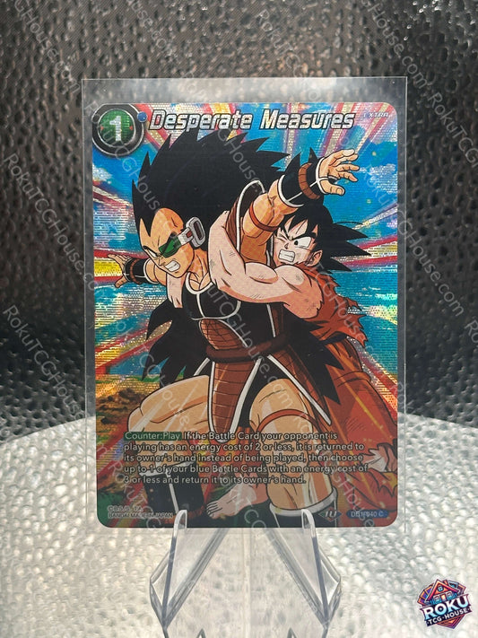 Desperate Measures (DB1-040) - History of Son Goku - Dragon Ball Super Card (NM)