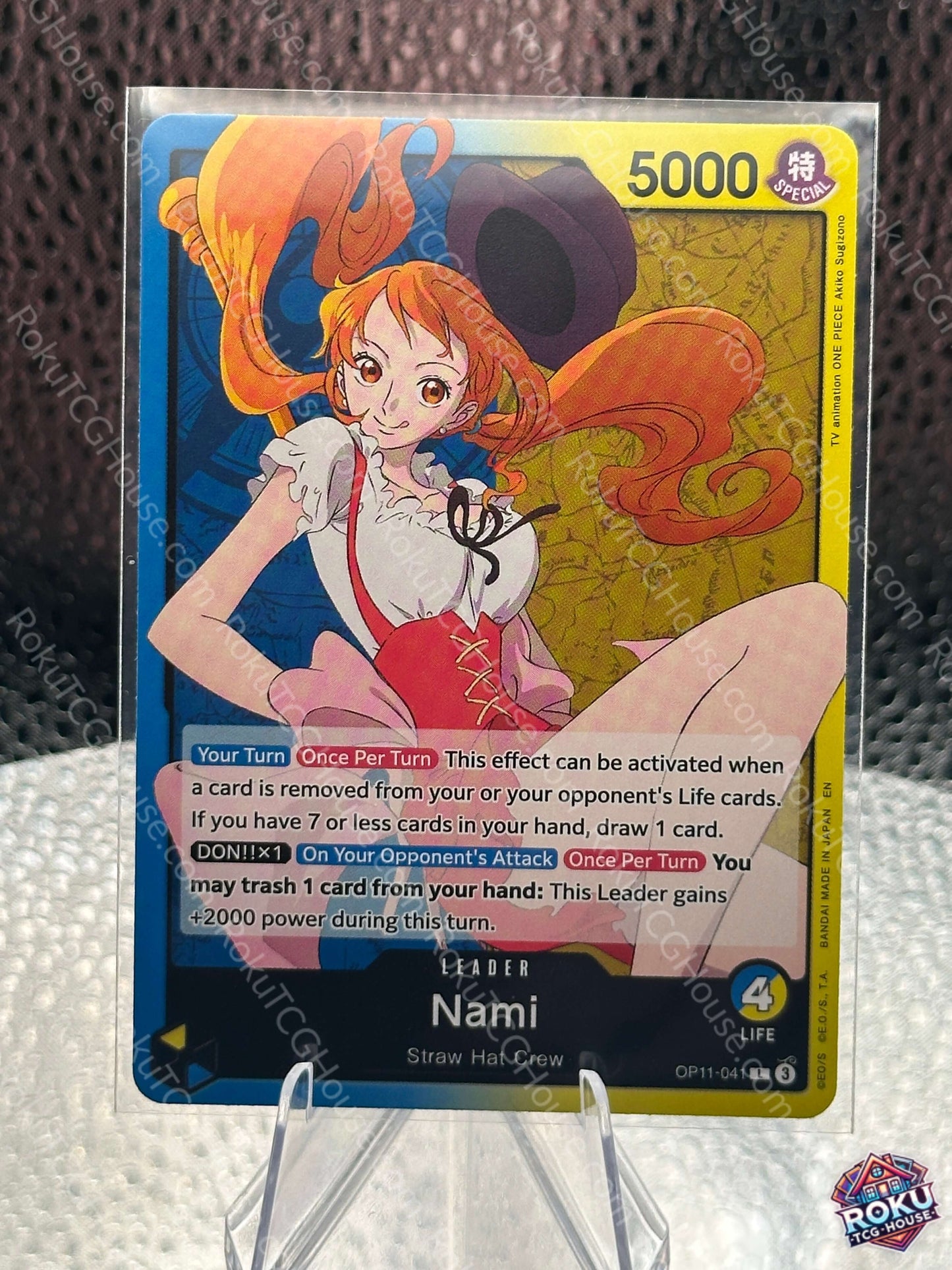 Nami (OP11-041) - A Fist of Divine Speed - One Piece Card (NM)